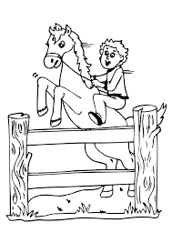 Dessins gratuits a colorier coloriage equitation a imprimer. Coloriage Cavalier Cheval Saut Obstacle Sur Hugolescargot Com