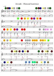 Listen to our arcade piano cover a. Arcade Duncan Laurence Piano Sheet Easy Bladmuziek Gratis Bladmuziek Pianomuziek