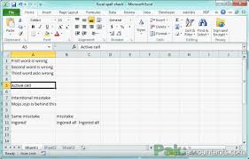 Spell Checking And Proofing In Excel Ten Things To Learn How It Works Pakaccountants Com