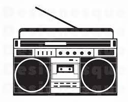 Radio Svg Boombox Svg Radio Clipart Radio Files For Cricut Etsy In 2020 Boombox Svg Radio