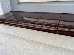Mit dieser variante der formteilverklebung bieten wir die möglichkeit, ihre fensterbänke dem bodenbelag anzupassen. Fensterbank Klinker Dunkelbraun Glasiert