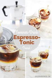 Der Perfekte After Work Sommer Drink Iced Espresso Tonic Clean Eating Rezepte Abendessen Sommer Drinks Essen Und Trinken