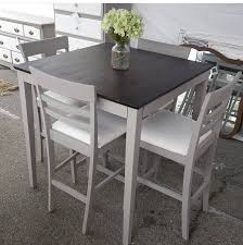 Redo Our Table Like This High Top Table Kitchen Painted Kitchen Tables Pub Table And Chairs