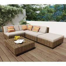 3 pieces patio furniture sets, outdoor patio pe wicker chaise lounge set, reclining adjustable pool rattan chaise lounge chair with coffee table and 2 cushions 5.0 out of 5 stars 1 $389.99 $ 389. Mode Design Rattan Tief Kissen Lounge Sofa Set Rattan Lounge Set Rattan Sofa Setsrattan Sofa Aliexpress