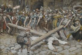 James Tissot Simon De Cyrene Contraint De Porter La Croix Avec Jesus Jesus Art Jesus Christ Painting Biblical Art