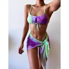 Latest collection of tie dye swimsuit, string, thong, printed, floral bikinis. Buy Bikinis Tie Dye Bikini Set Sexy Swimsuit Female Swimming Suit Micro Bikini Thong Women Swimwear Brazilian Biquini At Affordable Prices Free Shipping Real Reviews With Photos Joom