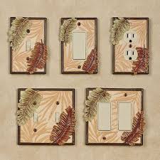 Tropic Palms Decorative Switchplates Switchplates Hand Painted Tropical