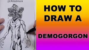 In this challenge, we''ll look at drawing a skull through an easy, step by step process. How To Draw A Demogorgon Youtube