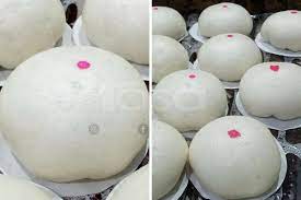 Sekarang ni inti pun dah ada yang jual ready made. Resipi Pau Kacang Merah Gebu