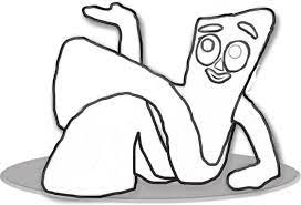 Gumby coloring pages gum color number lost found vintage toys. Official Gumby Coloring Page Free Printable Coloring Pages For Kids