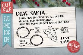 Download 15,233 santa free vectors. Dear Santa Tray Cookies For Santa Svg Png Dxf Eps 386876 Svgs Design Bundles
