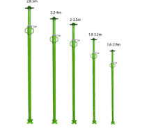 EHONG Construction Telescopic Builders Formwork Support Acrow Prop Scaffolding Adjustable Steel Shoring Props