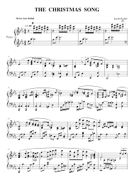 The Christmas Song Sheet Music For Piano Download Free In