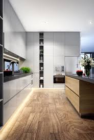 On the extreme end of the scale, there are dark shades. Color Combo Inspiration Wood Interiors With Grey Accents Modern Kitchen Modern Kitchen Design Kitchen Design