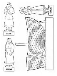 Nephi builds a ship coloring page. Coloring Pages For Family Home Evening Board