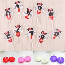 5 out of 5 stars. 1pcs Happy Birthday Cartoon Candle Mickey Minnie Mouse Anniversary Numbers 0 9 Age Floating Candle For Baby Party Decoration Diy Buy At The Price Of 0 35 In Aliexpress Com Imall Com