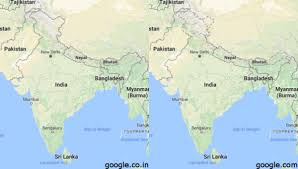 Get 100% first deposit bonus up to ksh 15,000 click here or on the banner below to join 22bet. Indian Borders According To Google Maps India Vs Usa Brilliant Maps