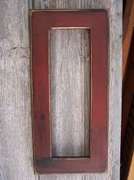 How To Paint A Primitive Frame Prim Mart Primitive Decorating Primitive Painting Primitive Decorating Country