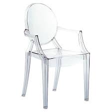 Kartell Louis Ghost Dining Arm Chair Louis Ghost Chair Iconic Chairs Ghost Chairs