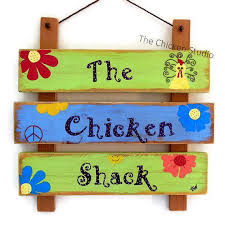 Hippie Sign The Chicken Shack Chicken Coop Sign Chicken Coop Decor Chicken Coop Decor Chicken Coop Signs Chicken Signs