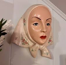 MidCentury Chalkware Wall Plaques...From My Addiction.