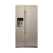 Refrigerator whirlpool french door bottom mount refrigerator use & care manual. Whirlpool 20 6 Cu Ft Side By Side Counter Depth Refrigerator Sunset Bronze Wrsa71cihn Best Buy