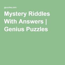 Each puzzle includes a short mystery, and the puzzler is tasked to simply read the story, assemble the puzzle, and then solve the mystery! Mystery Riddles With Answers Genius Puzzles Mystery Riddles Riddles With Answers Riddles