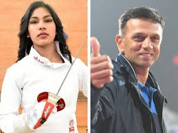 It is a story of grit, determination and hard work. Rahul Dravid Was Very Patient Gave Us Inputs Fencer Bhavani Devi Fondly Recalls Chat With Cricketer The Economic Times