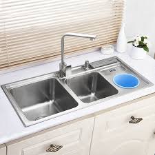 Modern Kitchen Sink Simple 304 Stainless Steel Sink Multifunctional Luxury 3 Bowls Kitchen Washing Sink With Drain Basket And Liquid Soap Decoracao House Casas