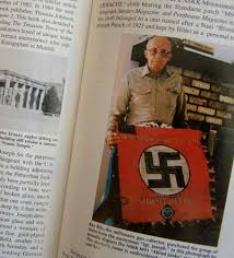Eagle top, wreath & swastika, berlin box, wooden pole set with cross pole, deutschland erwache banner and red, white & black tassels. Deutschland Erwache Germany Awake History Of The Nazi Party