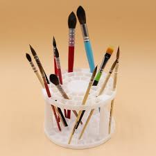 In this case, the creator decided to paint the mason jar. Creative Oil Watercolor Paint Brush Pen Holder 49 Holes Art Supplies Acrylic Painting Drawing Diy Brush Holder For Artist 03172 Buy At The Price Of 4 49 In Aliexpress Com Imall Com
