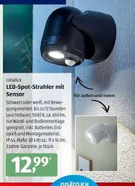 Im dunkeln kann man zum einen nichts. Casalux Led Spot Strahler Mit Sensor Angebot Bei Aldi Sud