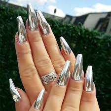 The latest trend to sweep the nail industry by storm is chrome nails. 18 Best Chrome Nails Art Designs Ideas 2017 6 Fabulous Nail Art Designs