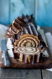 Chocolate Espresso Buche De Noel Christmas Food Desserts Yule Log Recipe Dessert Recipes