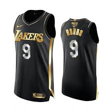 The jerseys the team wears night in and night out. Rajon Rondo 9 Los Angeles Lakers 2020 Nba Finals Authentic Golden Limited Edition Black Jersey