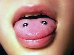 Tongue Piercing Healing Stages Aftercare Guide Tongue Piercing Double Tongue Piercing Horizontal Tongue Piercing