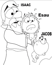 Free printable jacob and esau coloring . Pin Em Nursery