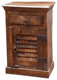 Stool side table bedside table table decor home decor. Ridge Nightstand Rustic Nightstands And Bedside Tables By Moti Houzz