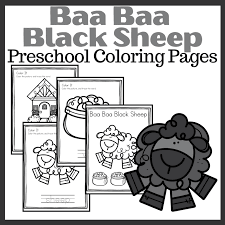 Click on the coloring page to open in a new window and print. Free Printable Baa Baa Black Sheep Coloring Pages