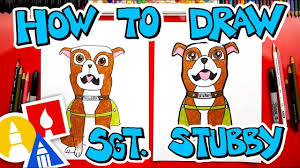 How To Draw Sgt Stubby Giveaway Sergeant Drawings Sergeant Stubby