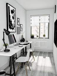 Black And White Home Office Home Office Ideas Home Office Design Chic Home Office Home Office Design Home Office Decor Modern Home Office