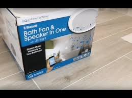 Home Netwerks Bath Fan Light Speaker All In One From Home Depot Youtube In 2020 Bath Fan Fan Light Home Depot