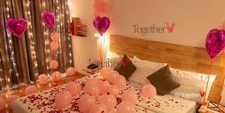 Diy Birthday Room Decoration At Home Beautiful Helium Home Decor Anniversary Decorations Diy Room Decor Decor