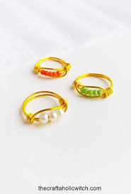 What is the best wire for ring making? Diy Beaded Wire Ring Make Your Own Jewelry 6 Easy Steps