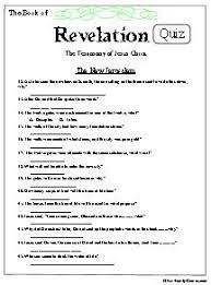 When god originally made the earth, gen. A Revelation Quiz Of Things That Are To Be