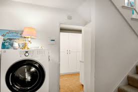 75 Cork Floor and Brown Floor Basement Ideas You'll Love