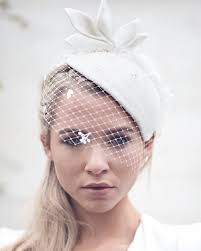 Hochzeitsschleier Braut Hut Vintage Stil Filzhut Off White Perch Hut Birdcage Veil Bridal Siobhan Vintage Hute Brauthut Schleier Hochzeit