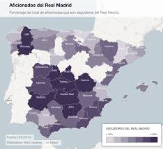 Aumentar la escala (acercar el zoom): Mapa De Las Aficiones Del Futbol Espanol Jot Down Cultural Magazine