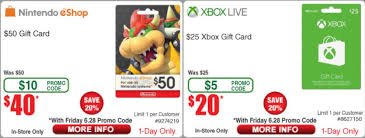 Check spelling or type a new query. Expired Fry S Buy 25 Xbox Gift Card For 20 50 Nintendo Eshop Gift Card For 40 6 28 19 Only Gc Galore