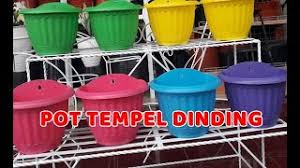 Maybe you would like to learn more about one of these? Pot Tempel Dinding Tembok Bunga Hias Tanaman Taman Youtube